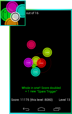Screenshot of Circle Squish android app game
